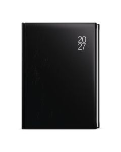 Týdenní diář 2027 Balacron - A5, černý