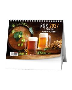 Stolní kalendář 2027 Rok s českými minipivovary
