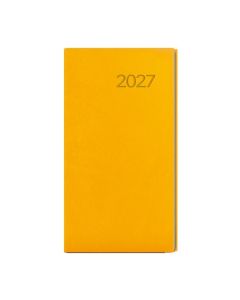 Týdenní kapesní diář 2027 Vivella - okrový