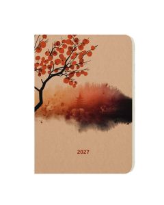 Týdenní diář 2027 Kraft - A5, Zen