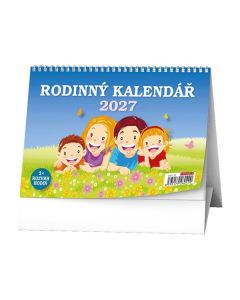 Stolní kalendář 2027 Rodinný