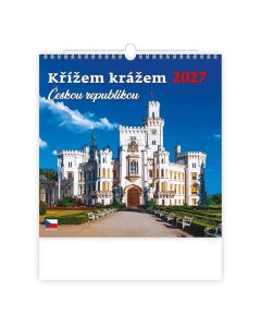 Nástěnný kalendář 2027 Křížem krážem Českou republ