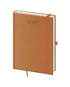 Denní diář 2027 Print Plus - A5, hnědý