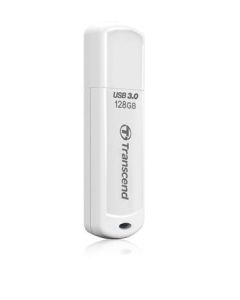 Transcend 128GB JetFlash 730 USB 3.1 flash disk, bílý