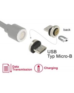Delock Magnetický adaptér USB Typ Micro-B samec