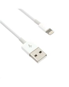 C-TECH Kabel USB 2.0 Lightning (IP5 a vyšší) nabíjecí a synchronizační kabel, 2m, bílý
