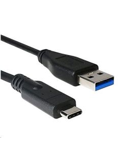 C-TECH Kabel USB 3.0 AM na Type-C kabel (AM/CM), 1m, černý