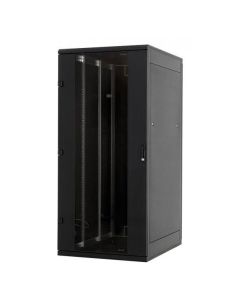 Triton 19" rozvaděč stojanový 42U/600x600, skleněné dveře, černý