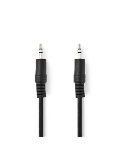 Nedis CAGB22000BK50 - Stereofonní Audio Kabel | 3,5mm Zástrčka - 3,5mm Zástrčka | 5 m | Černá barva