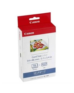Etikety Canon KC-18IF, 54x86 mm, 18 ks + inkoust