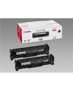 Toner Canon CRG-718BK Twin Pack - černý