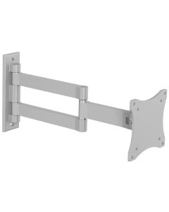 Neomounts FPMA-W830/Držák displeje/na stěnu/10-27"/sklopný/3 čepy/VESA 100X100/nosn. 12kg/stříbrný