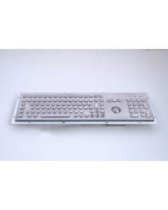 KB005K – Průmyslová nerezová klávesnice s trackballem do zástavby, CZ, USB, IP65
