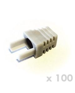 DATACOM Manžetka pro plug RJ45 šedá (100ks)