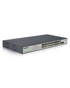 DIGITUS Professional 24-port Fast Ethernet PoE Switch
