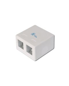 Digitus Konsolidační bod pro 2x Keystone Jacks čistě bílý, 2-port