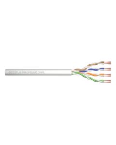 DIGITUS Propojovací kabel CAT 5e U-UTP, surová délka 305 m, papírová krabička, AWG 26/7, PVC, simplex, barva šedá