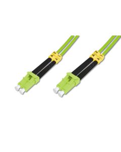 DIGITUS FO patch cord, duplex, LC to LC MM OM5 50/125 µ, 5 m