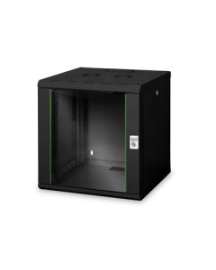 DIGITUS Nástěnná skříňka 12U, Unique Series 643x600x600 mm, barva černá (RAL 9005)
