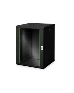 DIGITUS Nástěnná skříňka 16U, Unique Series 820x600x600 mm, barva černá (RAL 9005)