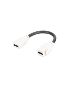 DIGITUS HDMI 2.0 Keystone Jack pro DN-93832, kabel 12 cm, čistě bílá (RAL 9003)HDMI 2.0 Keystone Jack pro DN-93832, kabel 12 cm, č