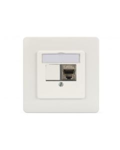 DIGITUS Čelní deska pro moduly Keystone, přímá střední deska 50x50, rám 80x80, 2xkestone