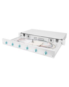 DIGITUS Professional Fiber Optic Splice Box, Equipped, LC, OM3