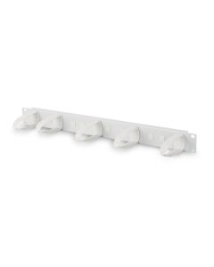 DIGITUS Professional Cable Management Panel with changeable cable rings for 483 mm (19“) Cabinets