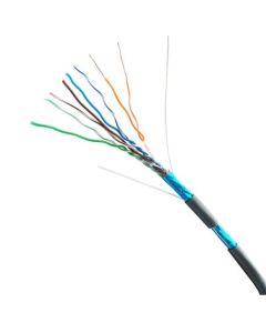 DATACOM FTP drát CAT5E LSOH,Eca 305m box šedý
