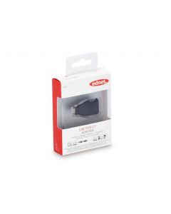 Ednet Adaptér USB typu C, typ C na A M/F, 3A, 5 GB, 3,0, bl