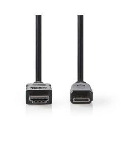 Nedis CVGB34500BK20 - Kabel High Speed HDMI™ s Ethernetem | HDMI Konektor - HDMI Mini Konektor | 2 m | Černá barva