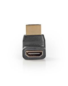 Nedis CVGB34902BK - HDMI™ Adaptér Úhlový 270° | HDMI Konektor - HDMI Zásuvka | Černá barva
