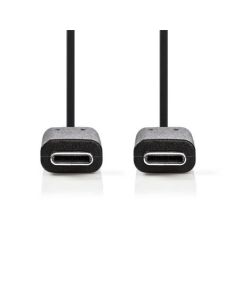 Nedis CCGB64700BK10 - Kabel USB 3.1 (Gen1) | Typ-C Zástrčka - Typ-C Zástrčka | 1 m | Černá barva