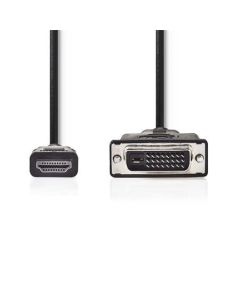 Nedis CCGB34800BK30 - Kabel HDMI – DVI | HDMI Konektor - DVI-D 24+1-Pin Zástrčka | 3 m | Černá barva
