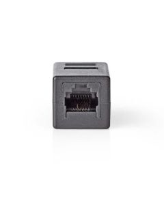Nedis CCGB89010BK - Síťový Adaptér Cat 6 | RJ45 (8P8C) Zásuvka - RJ45 (8P8C) Zásuvka | Černá barva