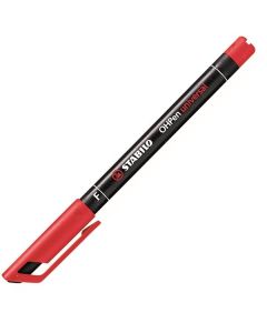 Permanentní popisovač STABILO OHPen 842F, červený