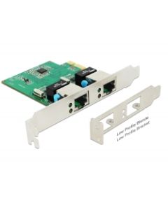 Delock PCI Express Karta > 2 x Gigabit LAN