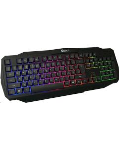 C-TECH herní klávesnice Arcus (GKB-15), casual gaming, CZ/SK, duhové podsvícení, USB