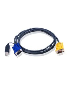 ATEN 5M USB KVM Cable with 3 in 1 SPHD and built-in PS/2 to USB converte