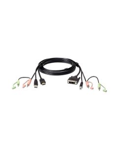 ATEN 1.8M USB HDMI to DVI-D KVM Cable with Audio