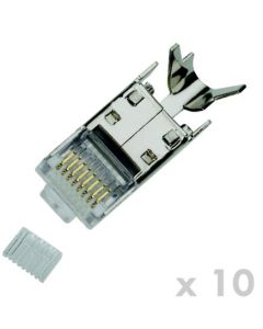 DATACOM Plug STP CAT7(6A) 8p8c- RJ45 drát (10ks)