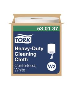 Čisticí utěrky v rolích Tork Heavy Duty, bílé