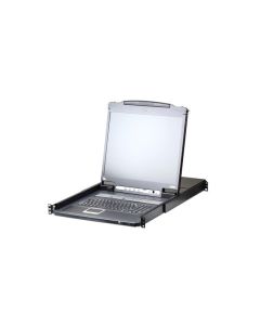 ATEN CL5716IM 16-Port PS/2-USB VGA 17" LCD KVM over IP Switch with Daisy-Chain Port and USB Peripheral Support