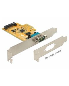 Delock Karta PCI Express na 1 x sériový s napájením a ESD ochranou
