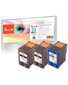 PEACH kompatibilní cartridge No 21 / No 22 MultiPack Plus, 2 x black, 1 x color