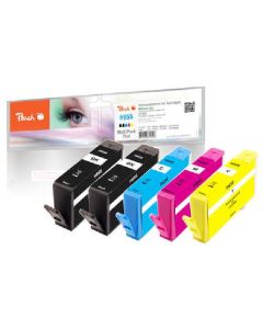 PEACH kompatibilní cartridge HP No 655 MultiPack Plus, InkLevel, 2x19, 3x12 ml. 