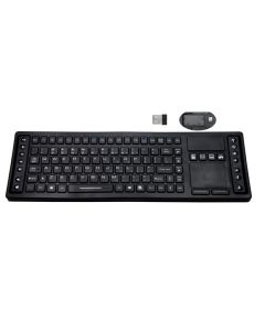 SK310-WL Průmyslová silikonová bezdrátová klávesnice s touchpadem, CZ, USB, IP68