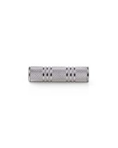 Nedis CAGB22950ME - Stereofonní audioadaptér | 3,5mm Zásuvka - 3,5mm Zásuvka | Kov