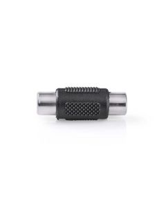 Nedis CAGB24950BK - Monofonní audioadaptér | RCA Zásuvka - RCA Zásuvka | Černá barva
