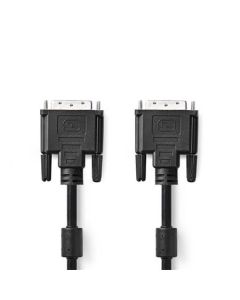 Nedis CCGB32000BK20 - Kabel DVI | DVI-D 24+1-Pin Zástrčka - DVI-D 24+1-Pin Zástrčka | 2 m | Černá barva